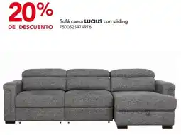 City Club Sofá cama LUCIUS con sliding oferta