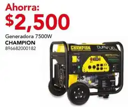 City Club Generadora 7500W CHAMPION oferta