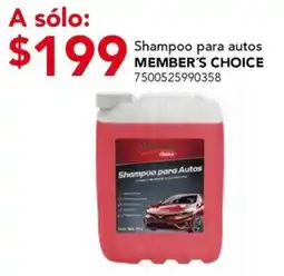 City Club Shampoo para autos MEMBER'S CHOICE oferta