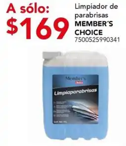 City Club Limpiador de parabrisas MEMBER'S CHOICE oferta