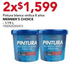 City Club Pintura blanca vinílica 8 años MEMBER'S CHOICE oferta