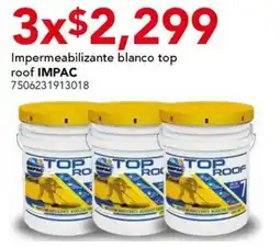 City Club Impermeabilizante blanco top roof IMPAC oferta