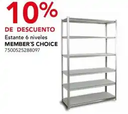City Club Estante 6 niveles MEMBER'S CHOICE oferta