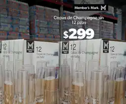 Sam's Club Member's Mark Copas de Champagne sin oferta
