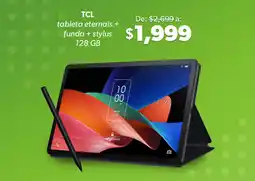 Sam's Club TCL tableta eternals + funda + stylus 128 GB oferta