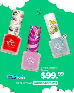 Waldos Set de esmaltes Disney oferta