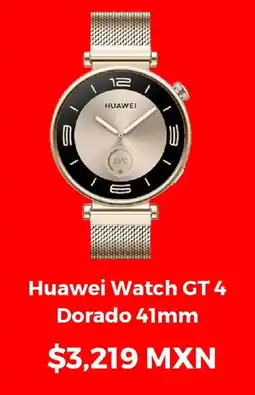 Sanborns Huawei Watch GT 4 Dorado 41mm oferta