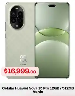 RadioShack Celular Huawei Nova 13 Pro 12GB/512GB Verde oferta