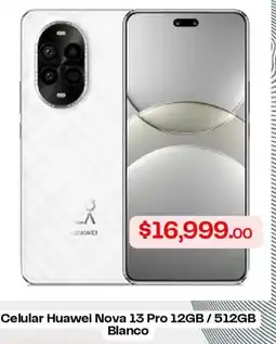 RadioShack Celular Huawei Nova 13 Pro 12GB/512GB Blanco oferta