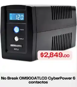 RadioShack No Break OM900ATLCD CyberPower 6 contactos oferta