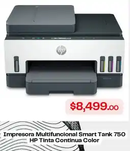 RadioShack Impresora Multifuncional Smart Tank 750 HP Tinta Continua Color oferta