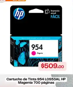 RadioShack Cartucho de Tinta 954 LOS53AL HP Magenta 700 páginas oferta