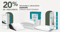 City Club Almohadas o cubrecolchón SOGNARE oferta