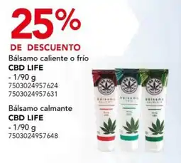 City Club Bálsamo caliente o frío / Bálsamo calmante CBD LIFE oferta