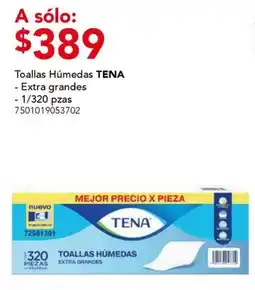 City Club Toallas Húmedas TENA extra grandes oferta