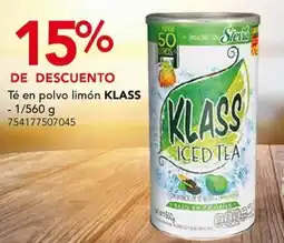 City Club Té en polvo limón KLASS oferta