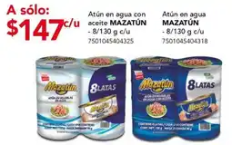 City Club Atún en agua con aceite / Atún en agua MAZATÚN oferta