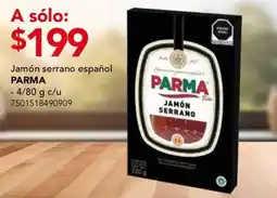 City Club Jamón serrano español PARMA oferta