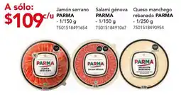 City Club Jamón serrano - Salami génova - Queso manchego rebanado PARMA oferta