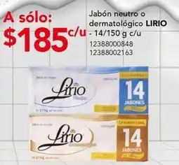 City Club Jabón neutro o dermatológico LIRIO oferta