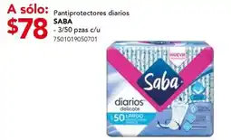 City Club Pantiprotectores diarios SABA oferta