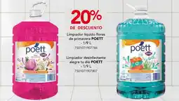 City Club Limpiador líquido flores de primavera / Limpiador desinfectante alegra tu día POETT oferta