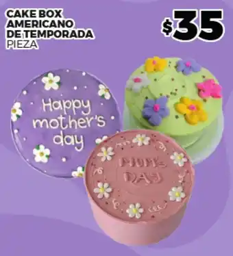 Merco Cake box americano de temporada oferta