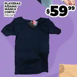 Playeras p/dama manga corta