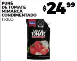 Merco Puré de tomate mimarca condimentado oferta