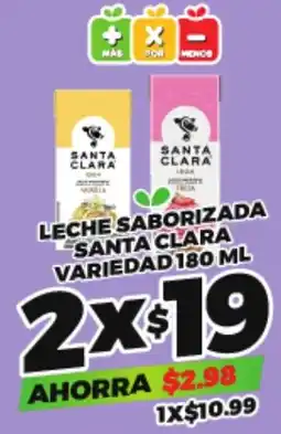 Merco Santa clara leche saborizada oferta