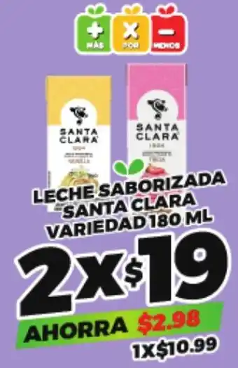 Merco Santa clara leche saborizada oferta