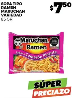 Maruchan ramen sopa tipo