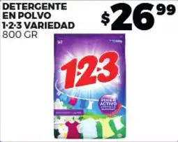 Merco 1.2.3 detergente en polvo oferta