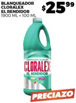 Merco Cloralex blanqueador el rendidor oferta