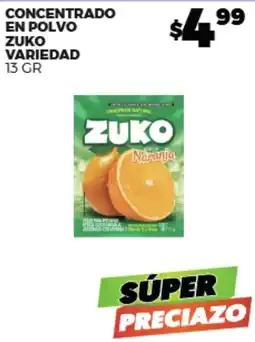 Merco Zuko concentrado en polvo variedad oferta