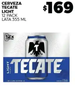 Merco Cerveza tecate light oferta