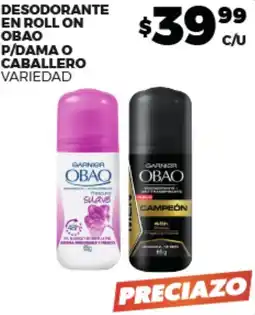 Merco Obao p/dama o caballero desodorante en roll on variedad oferta