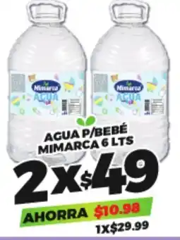 Merco Mimarca agua p/bebé oferta