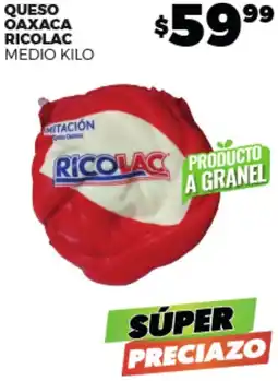 Merco Mitación ricolac queso oaxaca oferta
