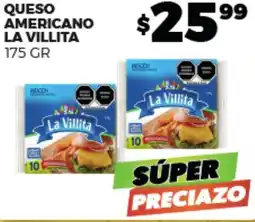 Merco La villita queso americano oferta