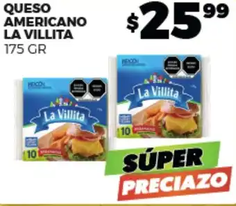 Merco La villita queso americano oferta