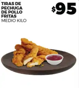Merco Tiras de pechuga de pollo fritas oferta