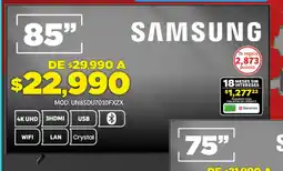 Soriana Híper Samsung smart tv 85" oferta