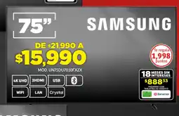 Soriana Híper Samsung smart tv 75" oferta