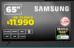 Soriana Híper Samsung smart tv 65" oferta