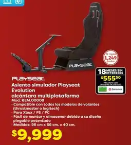 Asiento simulador playseat evolution