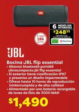 Soriana Híper Jbl bocina flip essential oferta