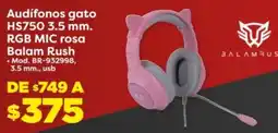 Soriana Híper Audífonos gato hs750 oferta
