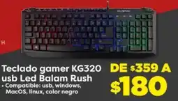 Teclado gamer KG320