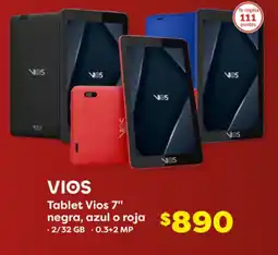 Soriana Híper Vios tablet 7" oferta